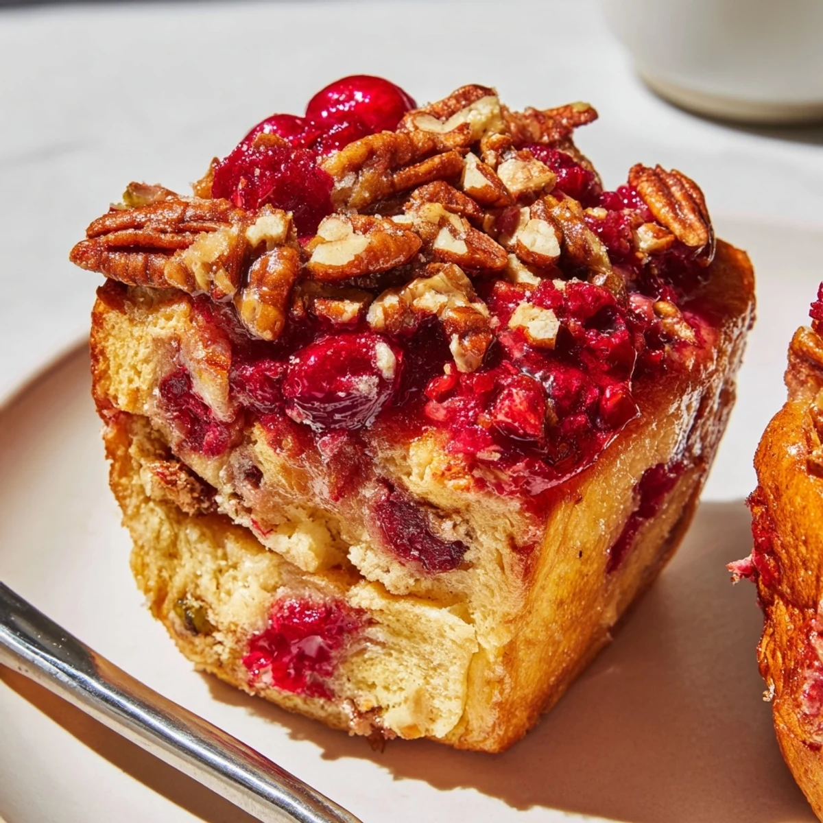 Cranberry Jalapeño French Toast Muffins