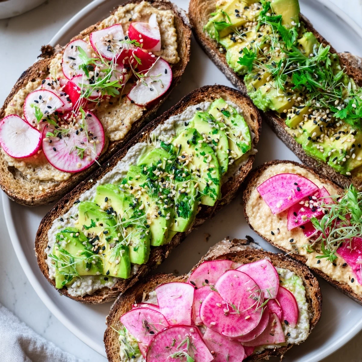 Bright & Bold Breakfast Toasts