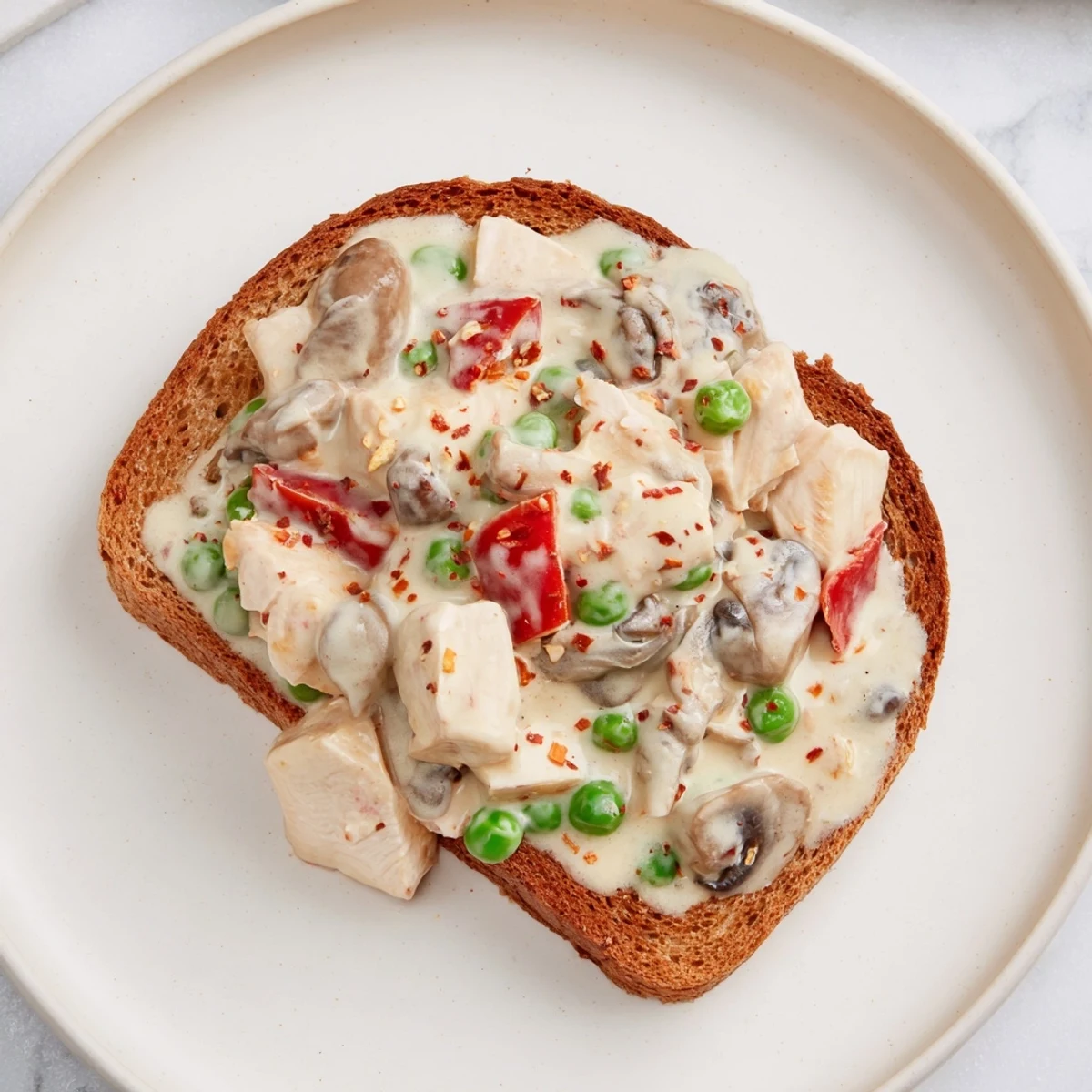 Chicken à la King Toast