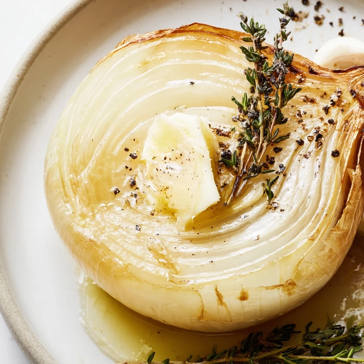 Golden-brown onion boil, glistening with butter, offering a savory aroma, ready for a delicious side.