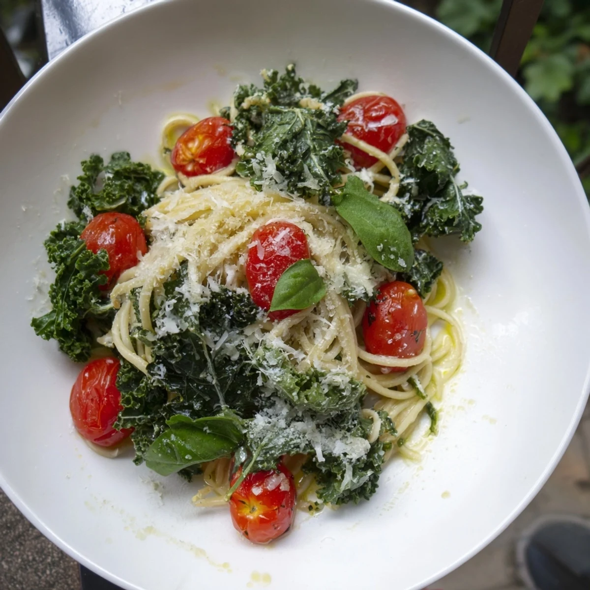 One-Pot Spaghetti with Kale