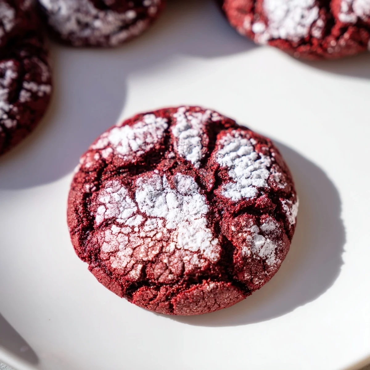 Red Velvet Chocolate Crinkle