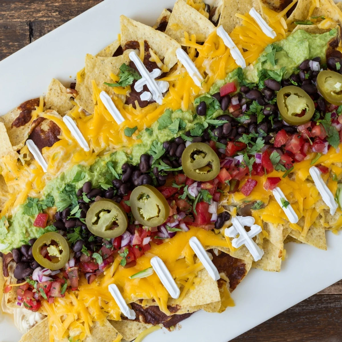 Football Field Nacho Platter