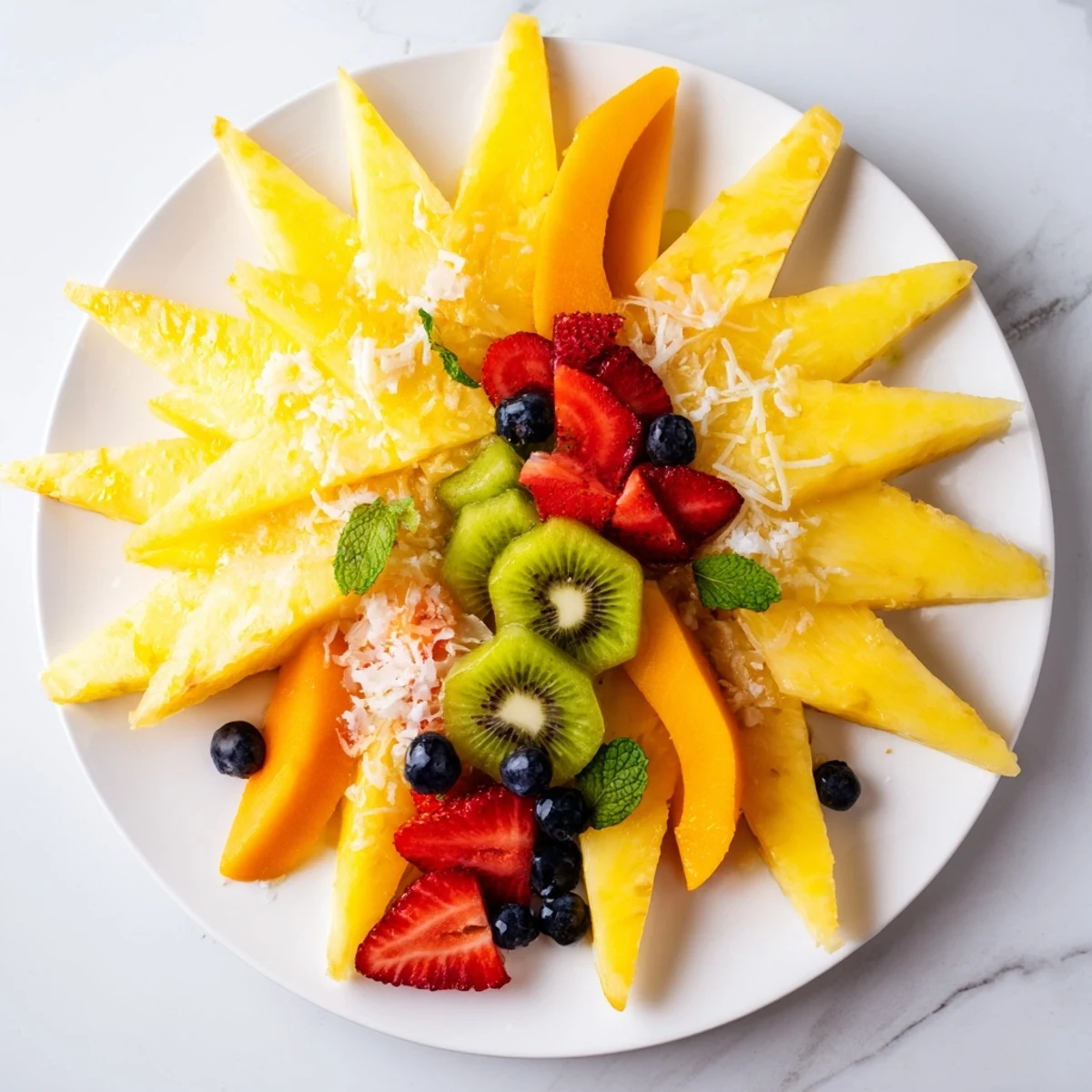 Tropical Pineapple Fruit Platter