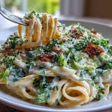Creamy Cabbage Alfredo