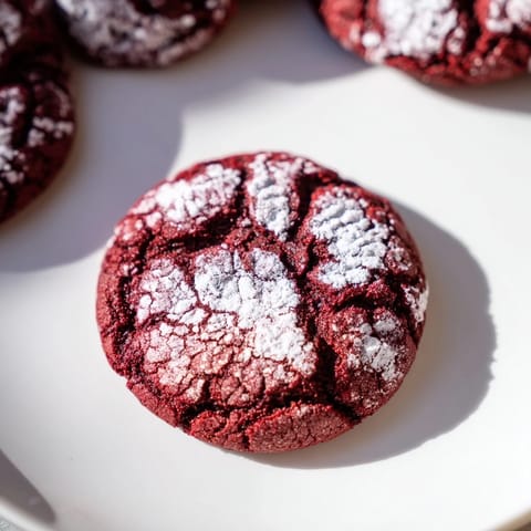 Red Velvet Chocolate Crinkle