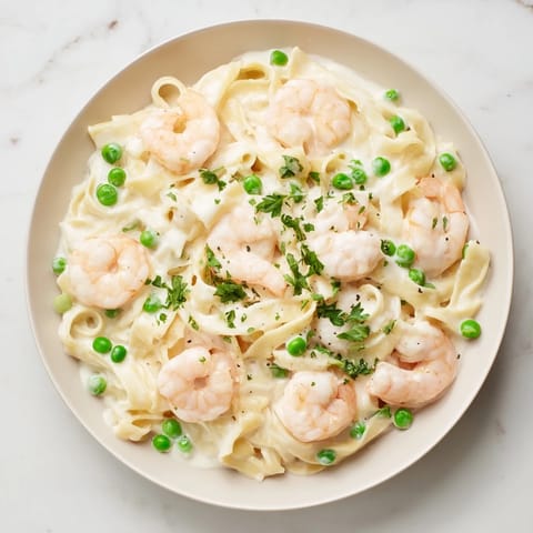 Instant Pot Shrimp Alfredo