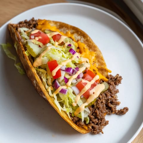 Viral Cheeseburger Tacos