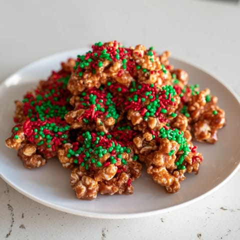 Popcorn Piles Red Green