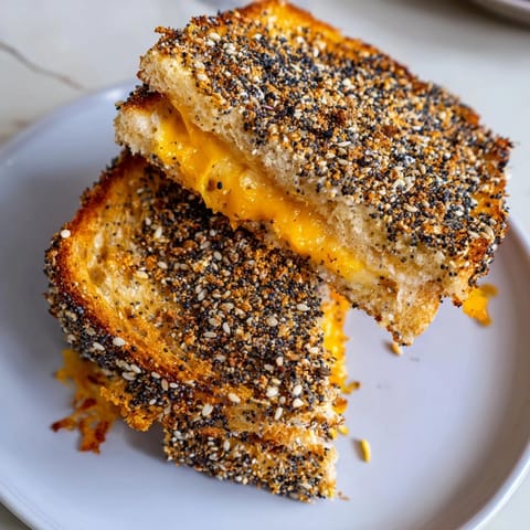 Everything Bagel Grilled Cheese