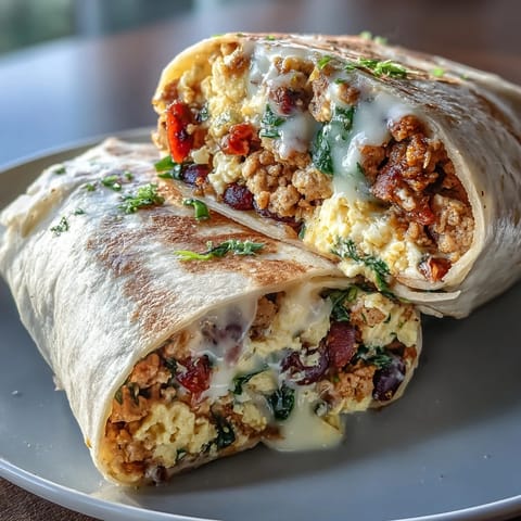 High-Protein Breakfast Burritos