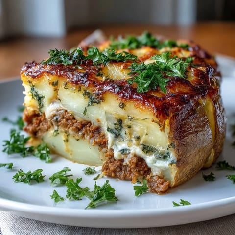 Shepherds Pie Baked Potatoes