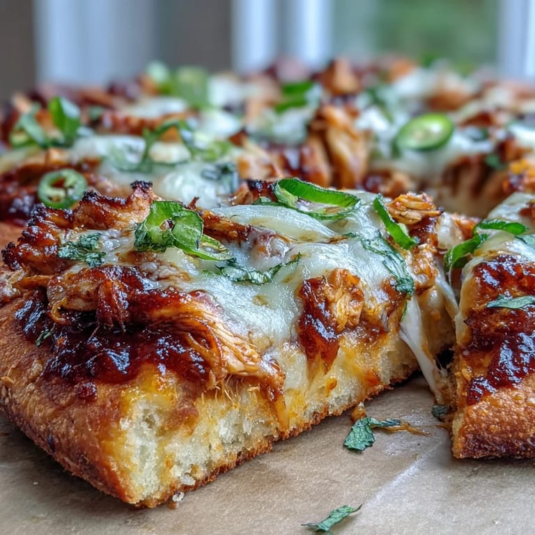 Golden Garlic Naan Chicken Enchilada Pizzas featuring shredded chicken, red enchilada sauce, and vibrant cilantro garnish ready to serve.